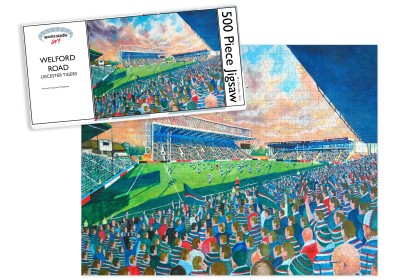 Welford Road Stadium Fine Art Jigsaw Puzzle - Leicester Tigers Rugby Union